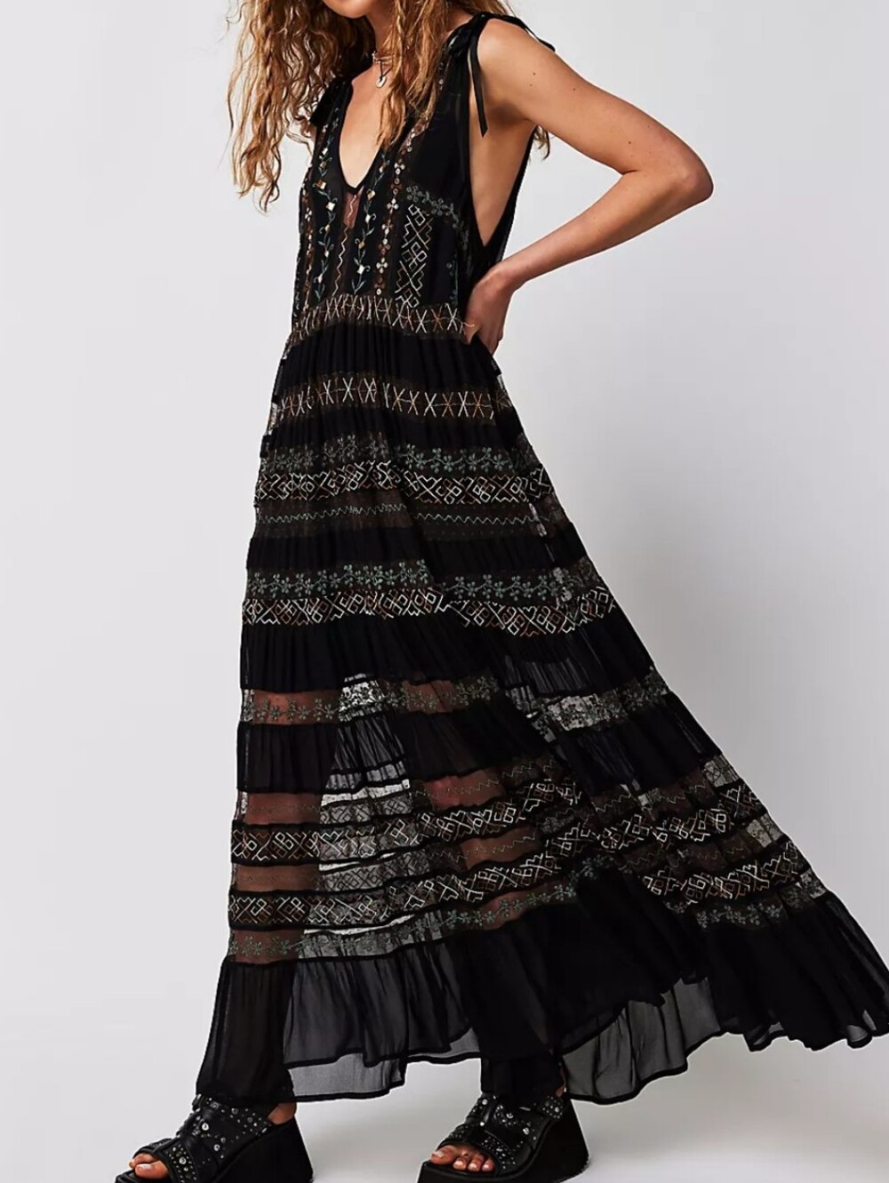 Free People Lacey Lady Maxi S